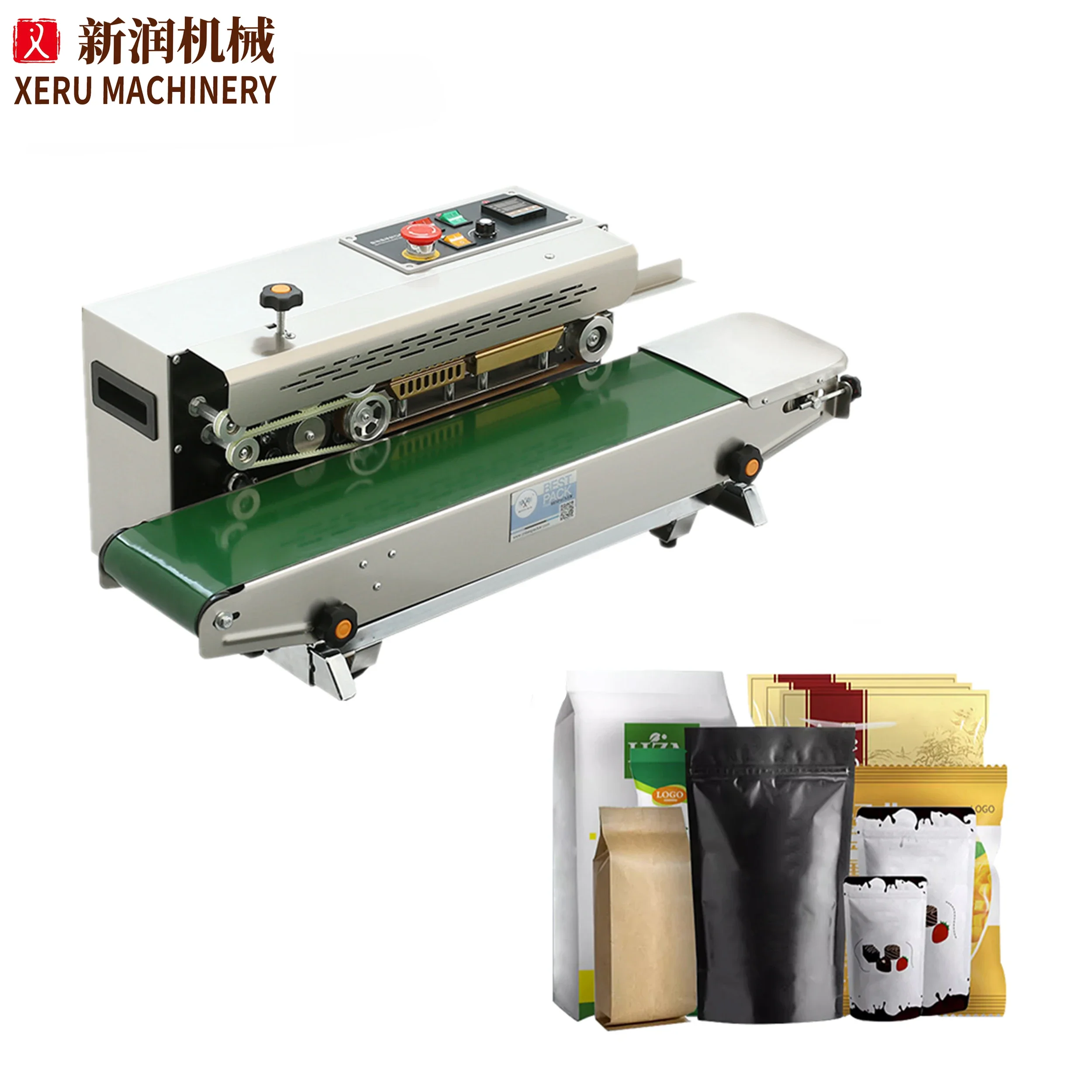 Машина для термосварки Moonpack горизонтальная пластиковая пленка кодовый штамп