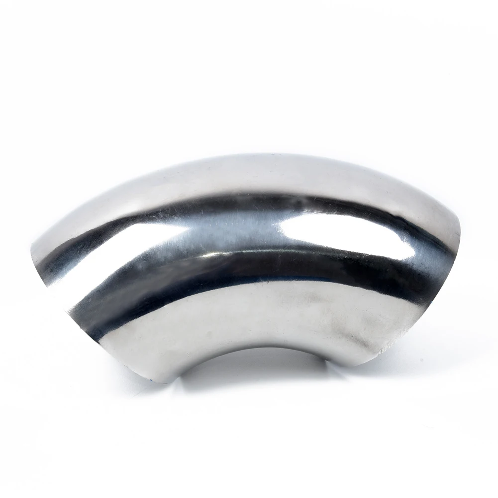 Smoke Exhaust Pipe Stainless Steel Elbow Bending Radius 1.5D 90° Degree System 34-102mm Welding Connecting Chimney |