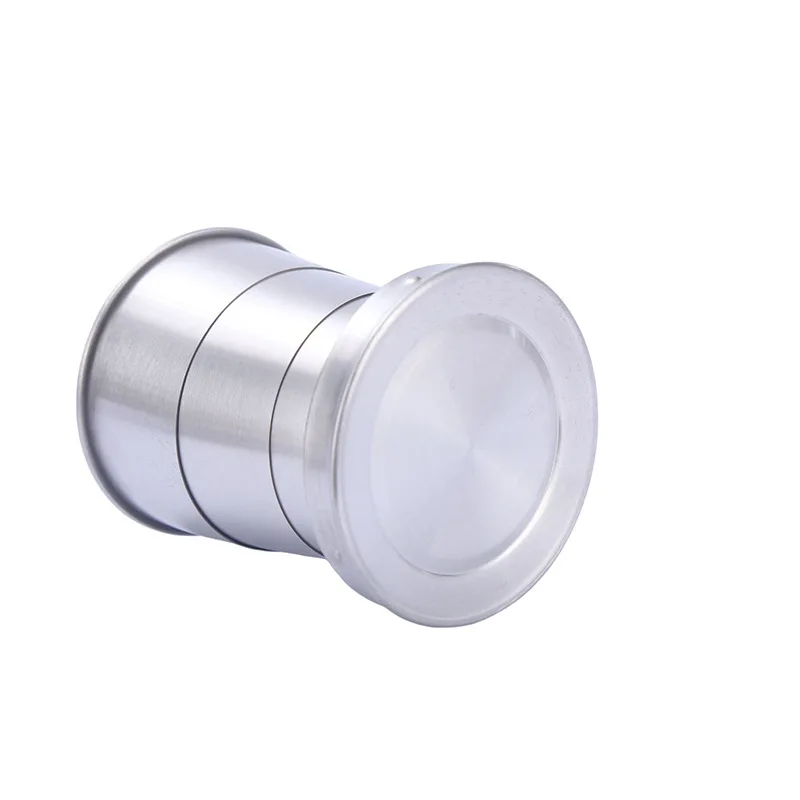 Портативная Складная чашка из нержавеющей стали 75/150/250 мл