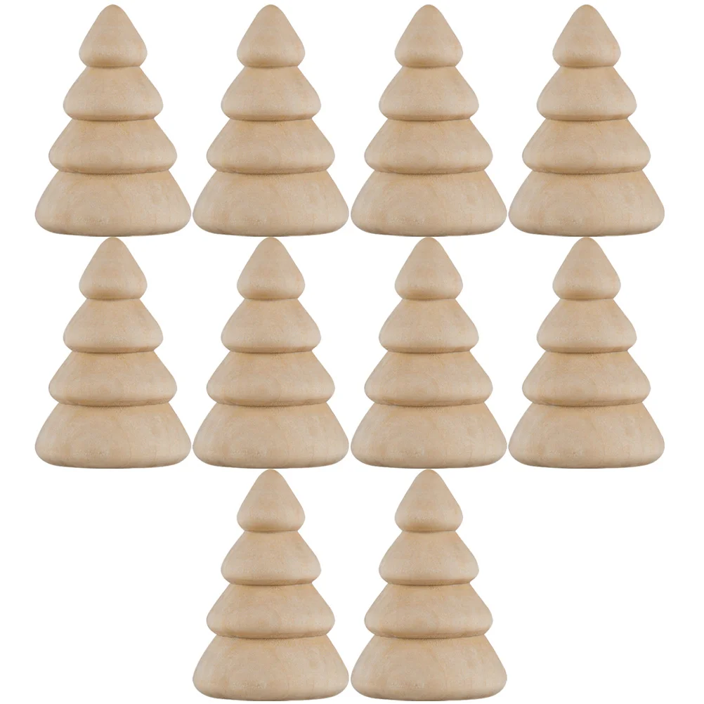 

10 Pcs Wood Germ Tree Kids DIY Supplies Toys Crafts Household Gadgets Trees Graffiti