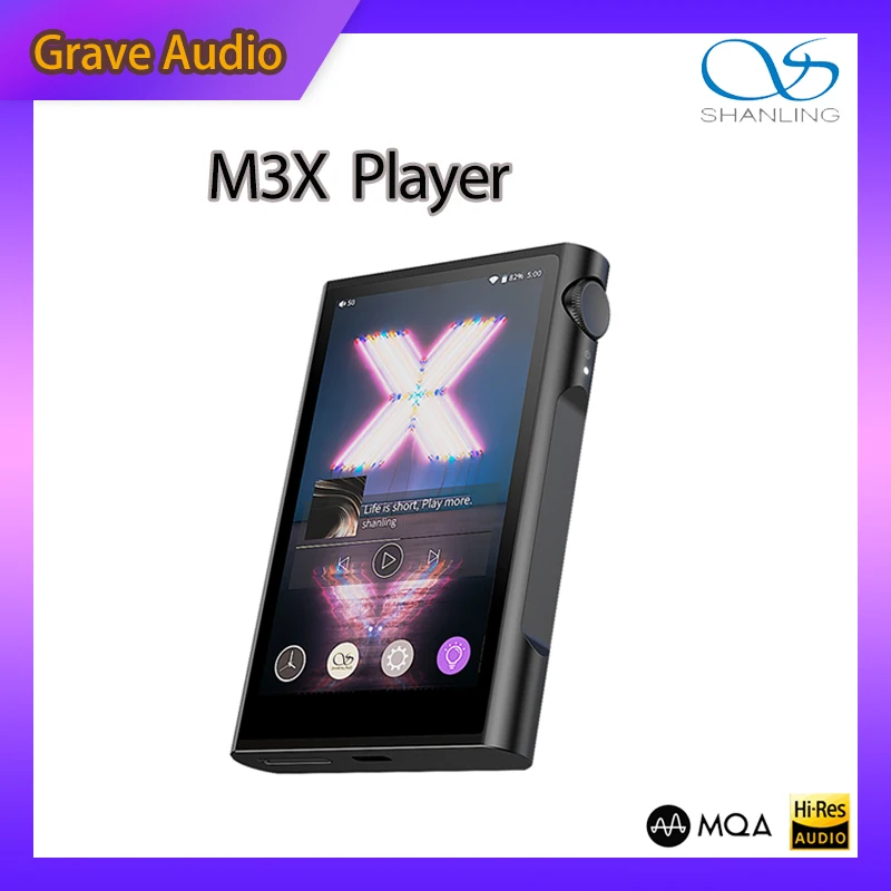 SHANLING M3X MQA плеер Bluetooth Dual ES9219C DAC/AMP DSD256 32 бит/384 кГц портативный музыкальный высокого