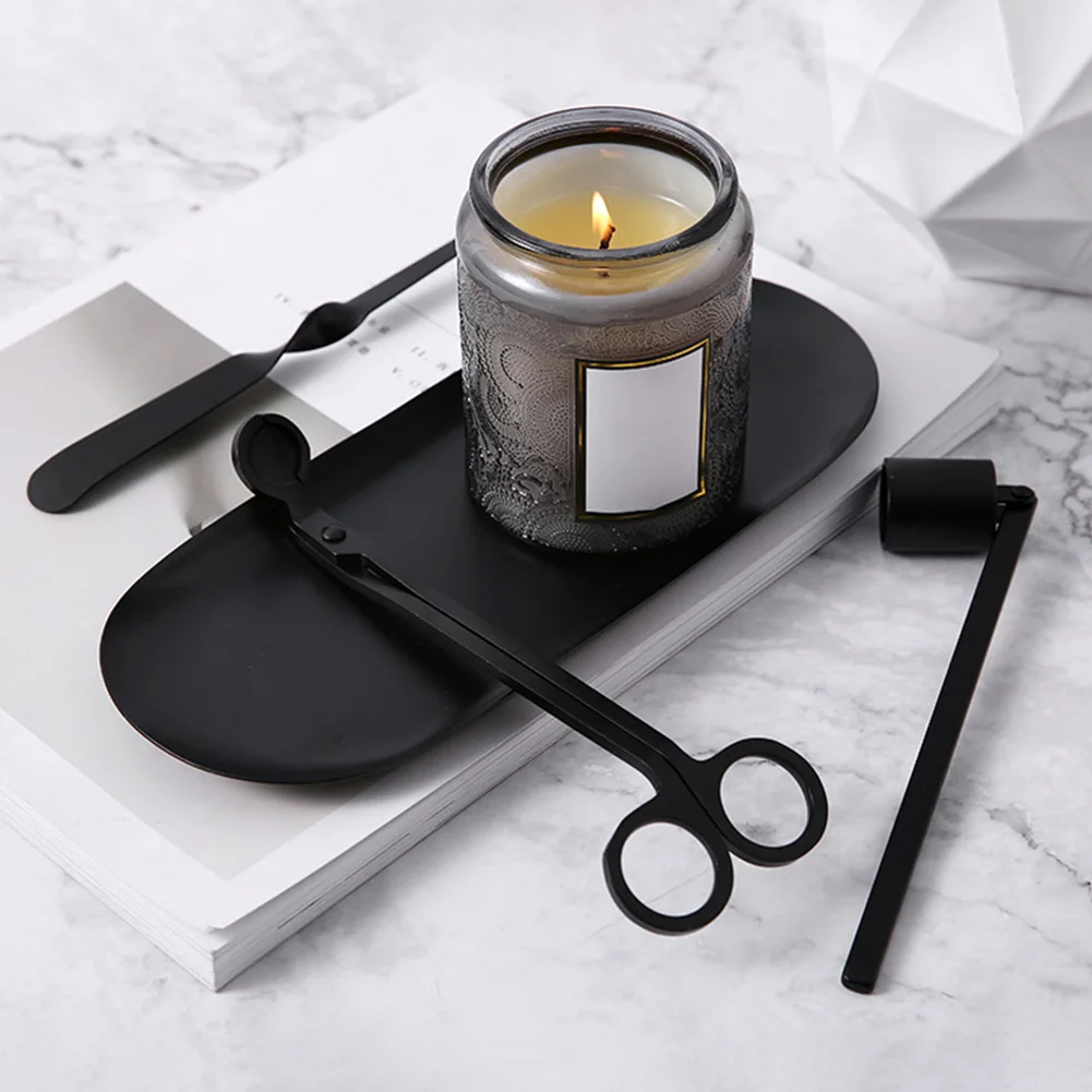 

Wedding Home Snuffer Tool Aromatherapy Party Stainless Steel Wick Trimmer Extinguisher Portable Candle Accessory Set Practical