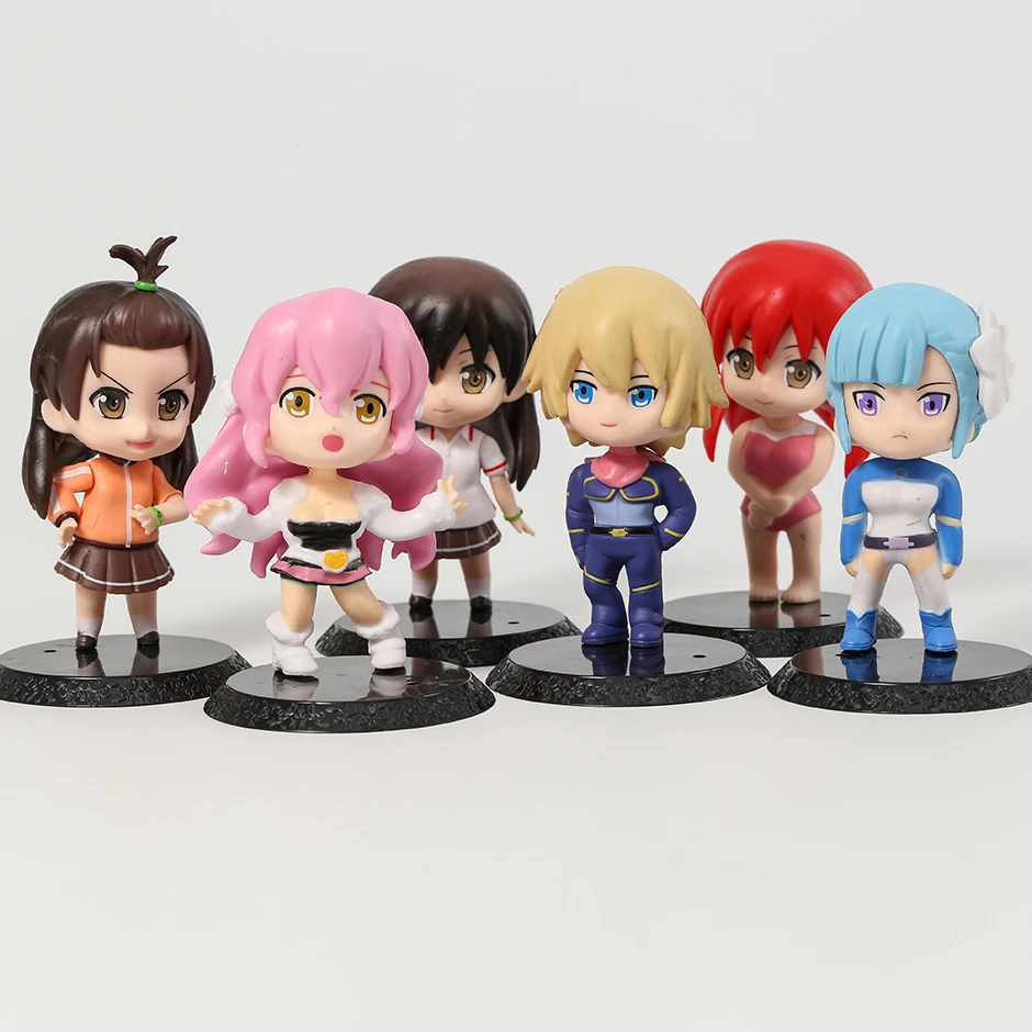 

Rinne no Lagrange Kyouno Madoka Lan Collection Figures PVC Model Figurals 6pcs/set