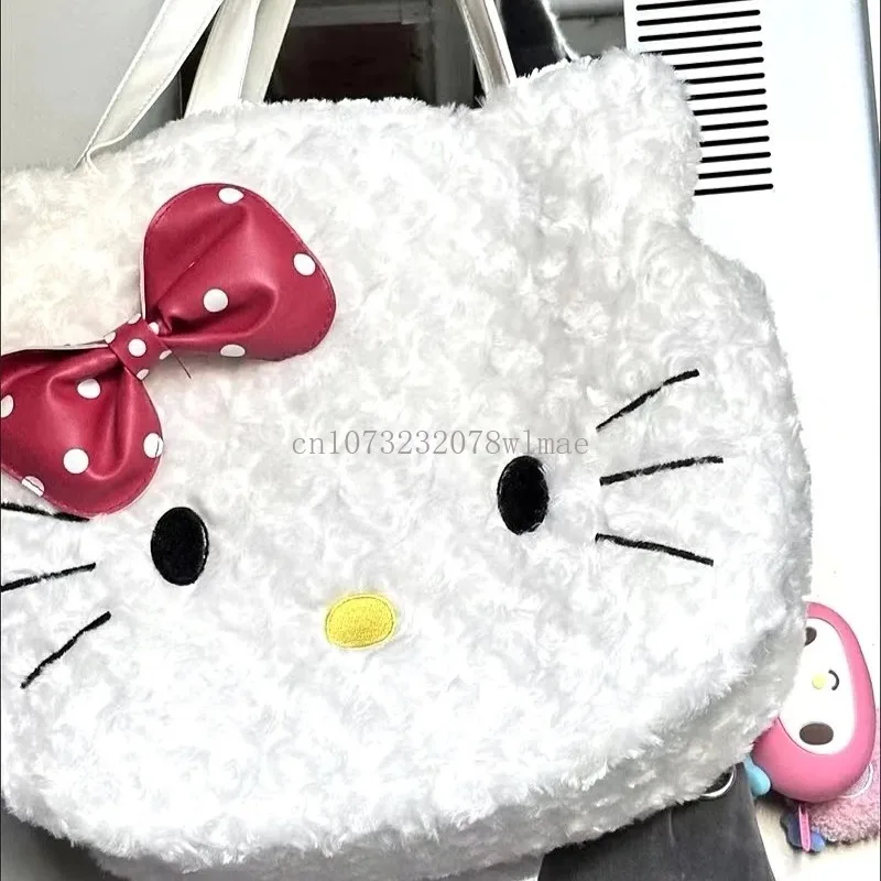Kawaii Hello Kitty мягкая плюшевая сумка с героями мультфильмов для девочек пушистая на