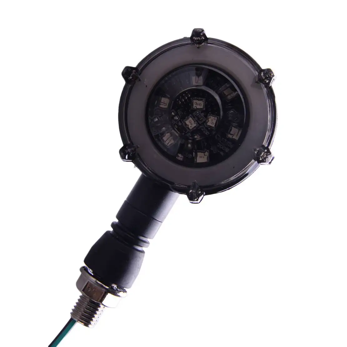 НОВЫЙ 1 пара мотоциклетных желто-красных струящих мигающих светодиодных