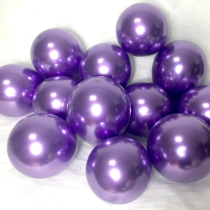 5-12 дюймов золотой хромированный металлический шар металлик золото серебро