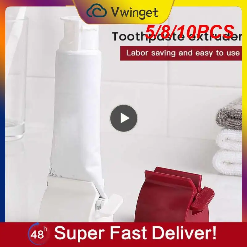 

Easy Squeeze Toothpaste Holder Roller Queeze Toothpaste Lazy Toothpaste Squeezer Creative Simple Toothpaste Clip Facial Cleanser