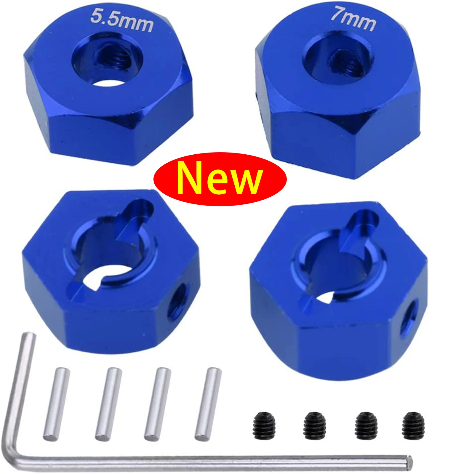 

DWNRC Алюминий 12 мм фотоэлемент для Traxxas Slash 2WD и рулевые блоки, блоки рулевого колеса, обновленный кронштейн с короткой осью