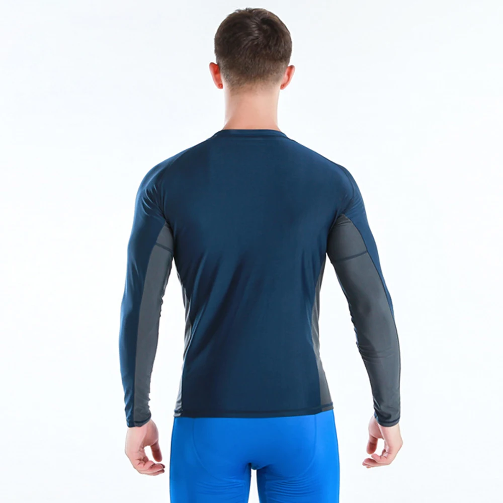 2022 Men's Swimming T Shirts Fashion Swimwear Beach Quick Dry UV Protection Wetsuits Water Sports Long Sleeve Surfwear T Shirts