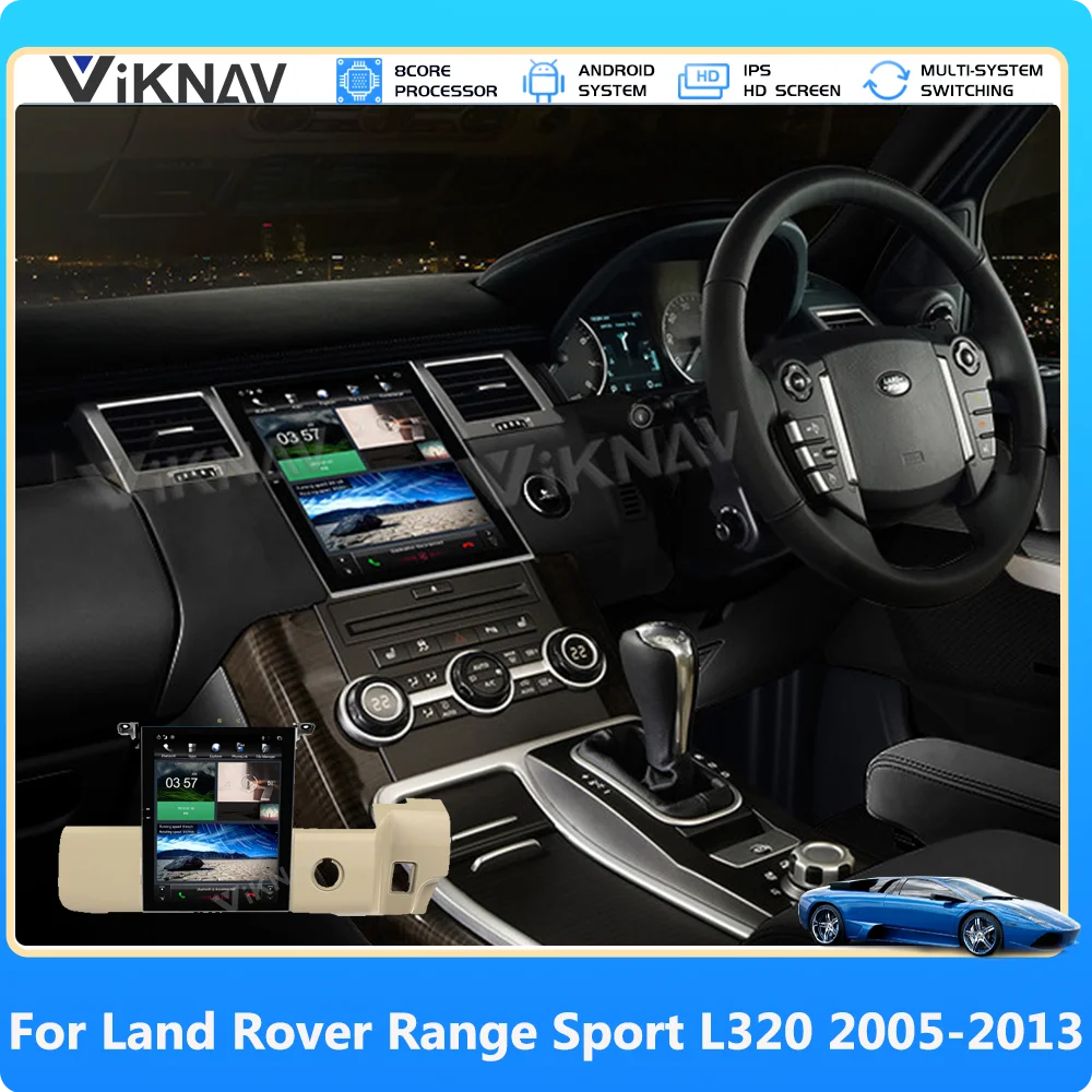 

Автомагнитола для Land Rover Range Sport L320 2005-2013, обновленная навигация GPS, экран 10,4 дюйма, 1080P HD, оригинальная автомобильная стереосистема с функцией
