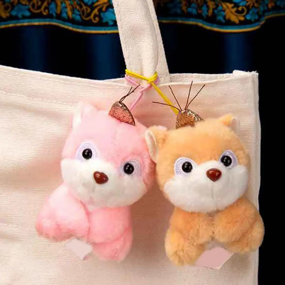 

Delicate Functional Shiba Inu Dog Stuffed Toy Keyring Flexible Stuffed Toy Keyring Lovely Birthday Gifts