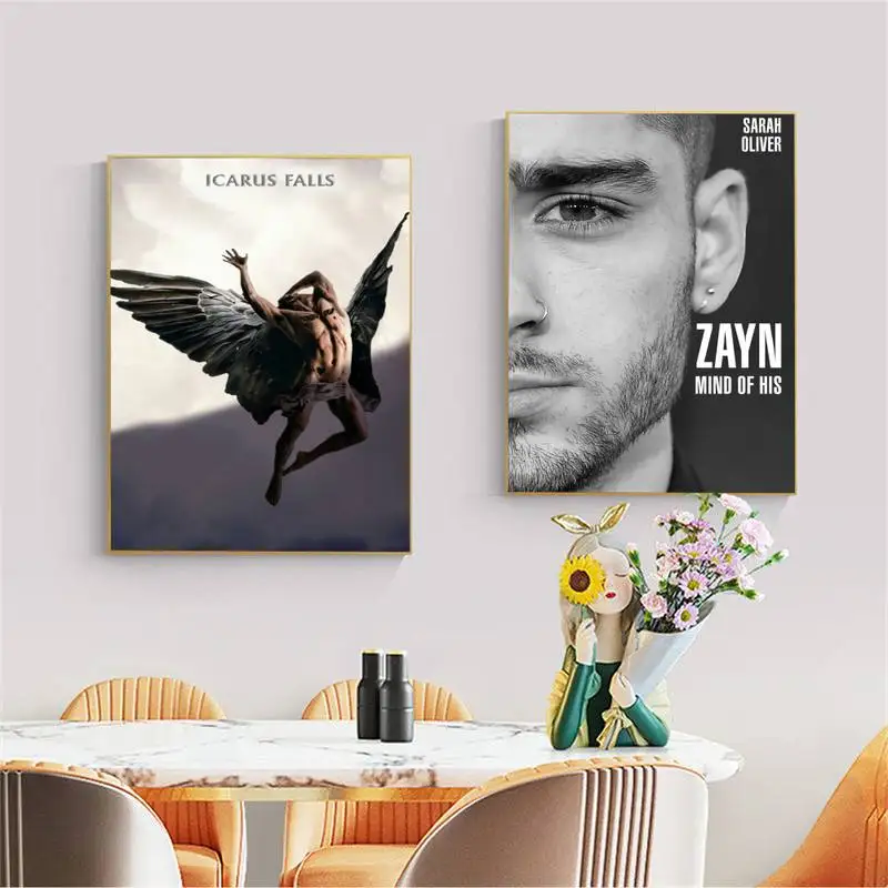 

Babaite Singer Zayn Malik Good Quality Prints And Posters Kraft Paper Sticker DIY Room Bar Cafe Kawaii Room Decor