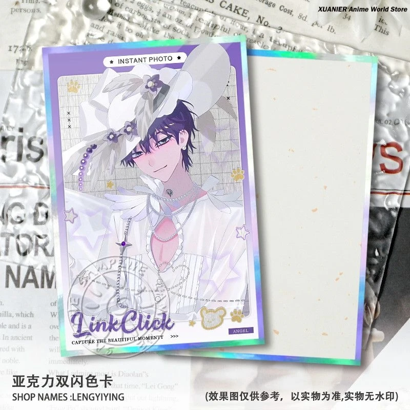 Фото Игровой акриловый сувенир Game Cheng Xiaoshi Lucas Link Click: Декоративная карточка с подписью, цветная бумага, двойной блеск, шикиши, косплей-украшение №2