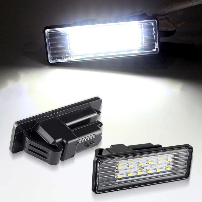 Фото 2шт OME # 9815225980 для Peugeot 208 2020-2024, 2008 14-2024,301 308 408 3008 508 Citroen C4 C4L 20-2024 светодиодные фонари номерного знака №3