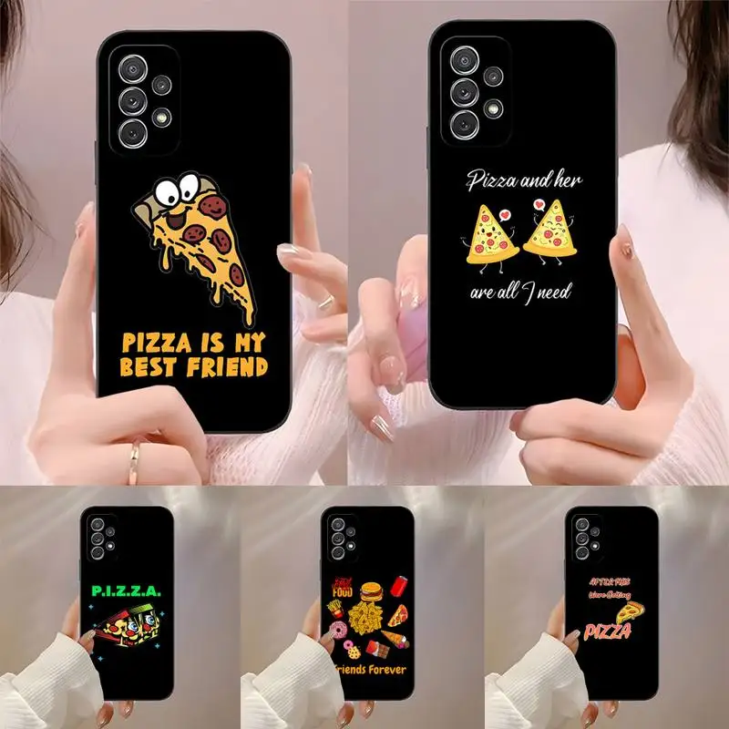 Pizza Best Friends BFF Phone Case For Samsung A32 A21 A22 A30 31 A40 A42 51 A50 A52 53 A70 A71 A73 72 A80 A91 S10 Lite Shell