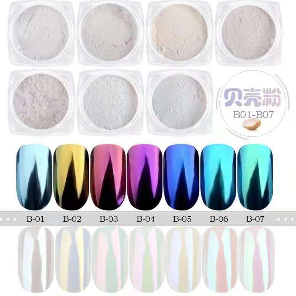 

3g Chameleonic Mirror Nail Glitter Powder Effect Magic Mirror Powder Pigment Decoration Gel Polish Nail Tips Decoration GLS789