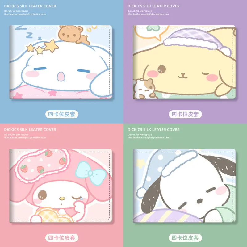 

Kawaii Sanrio Pachacco HelloKitty Mymelody Cinnamoroll Защита Для водительских прав автомобиля документ для водительских прав два в одном
