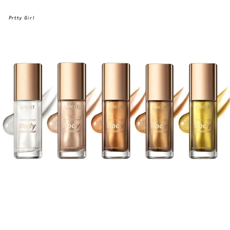 

Жидкий Хайлайтер для лица и тела, 5 цветов