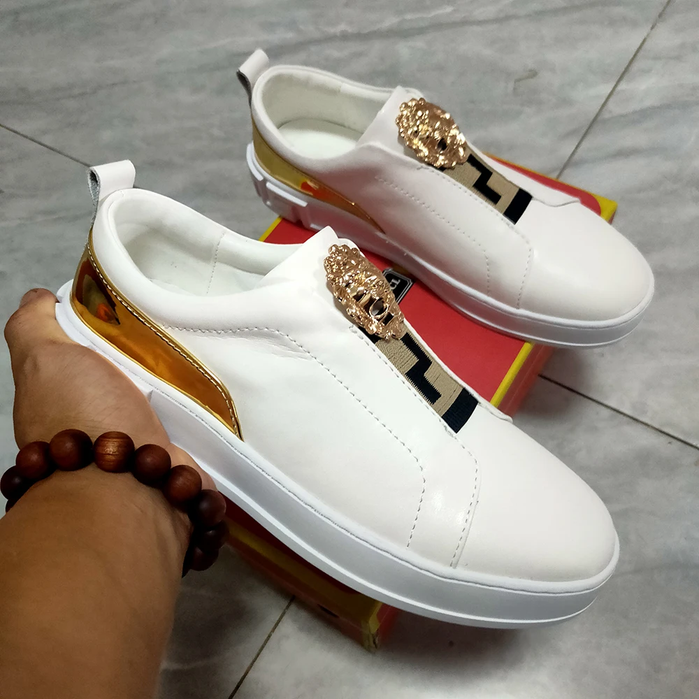 Лоферы мужские высокие брендовые дизайнерские повседневная обувь черные