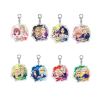 anime tokyo revengers keychain acrylic key chain ring jewelry cartoon character bag pendant accessories girl gift hanagaki budo