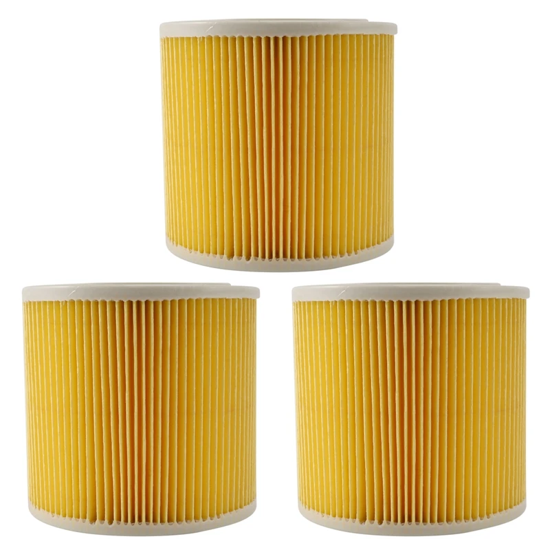 

3X Replacement Air Dust Filters Bags For Karcher Vacuum Cleaners Parts Cartridge HEPA Filter WD2250 WD3.200 MV2 MV3 WD3