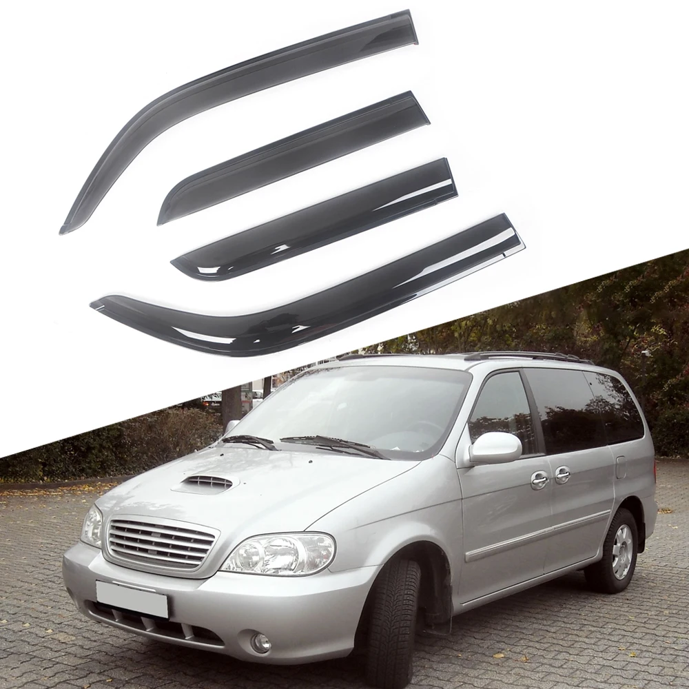 

Козырек на боковое стекло автомобиля для Kia Sedona 2001-2005, защита от солнца, дождя