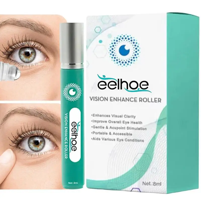 

Ролик для глаз против усталости, средство для ухода за глазами для улучшения зрения, массажер для глаз, ролик для улучшения зрения, снятия отеков, сухих глаз