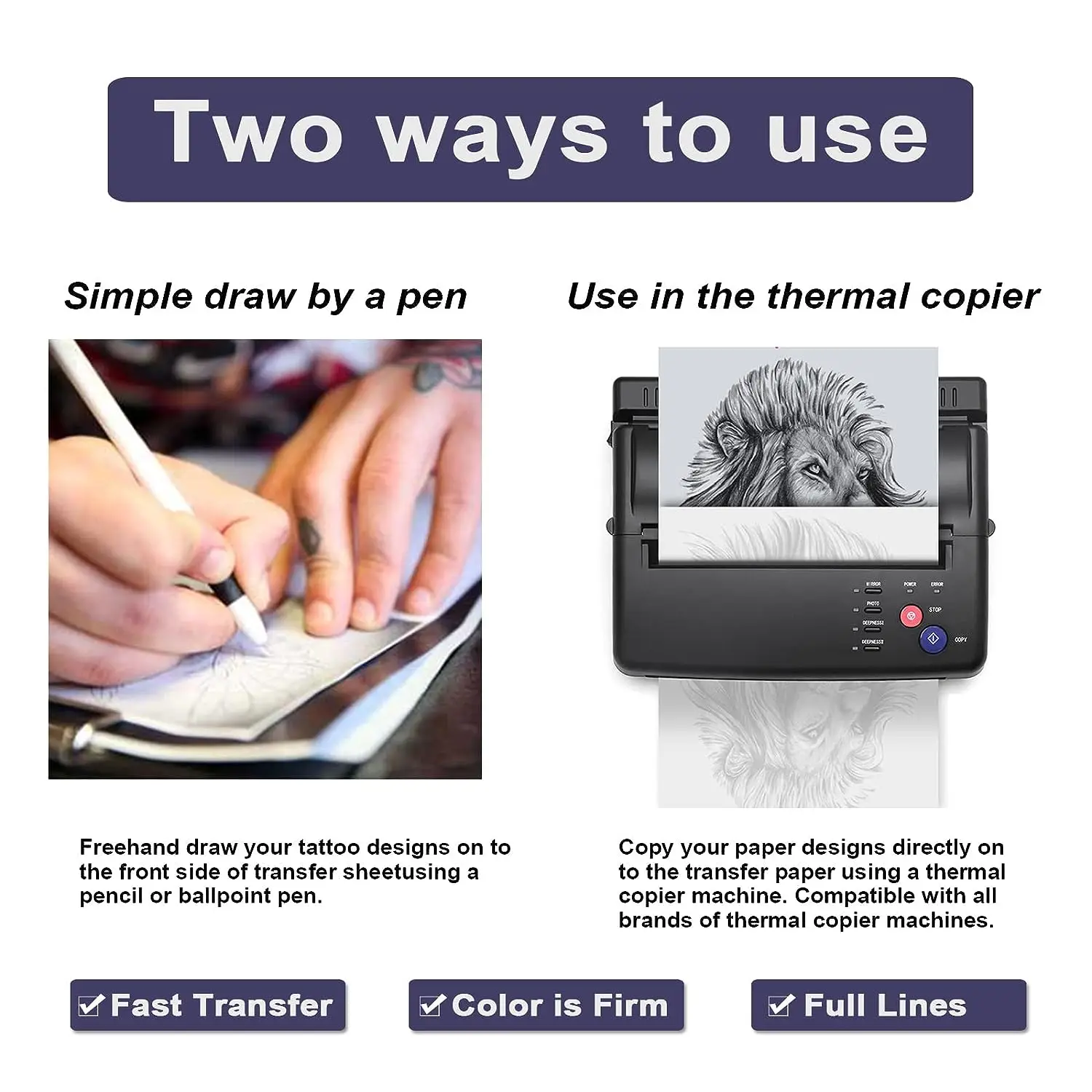 10/30/50/10 шт. трафареты для термокопирования татуировок