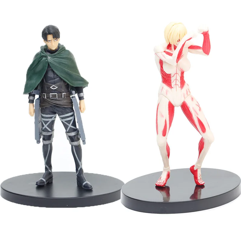

16cm New Attack On Titan Reiner Braun Eren Jaeger Model The Armored Titan Action Figure Collectible Doll Toys Children's Gifts