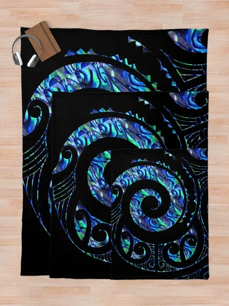 Новая Зеландия Maori пава тату Koru дизайн плед одеяло большое мягкое для