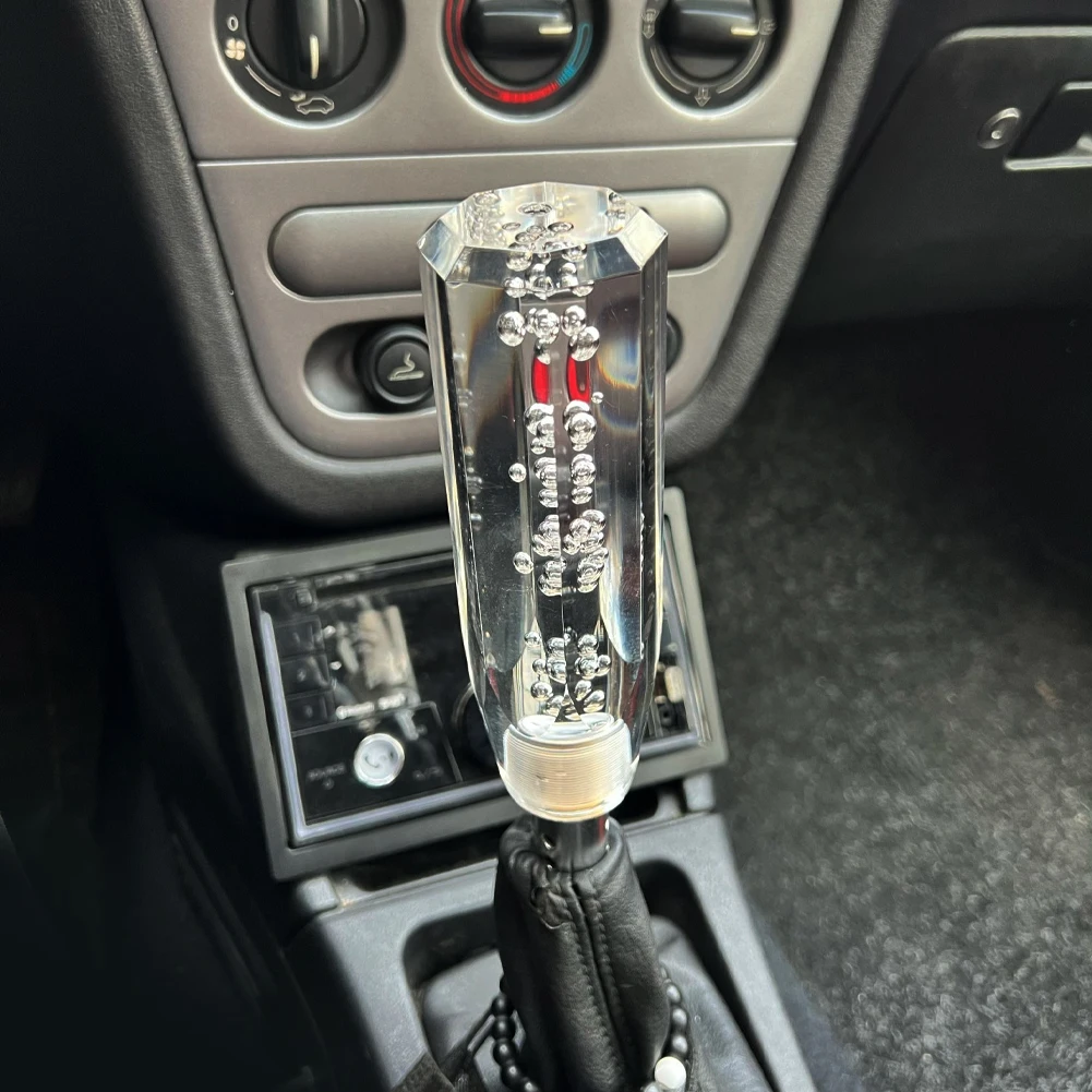 

10/15cm Universal Car Manual Gear Shift Knob Stick Crystal Bubble Manual Transmission Gear Stick Lever Shifter Knob Gear Shift