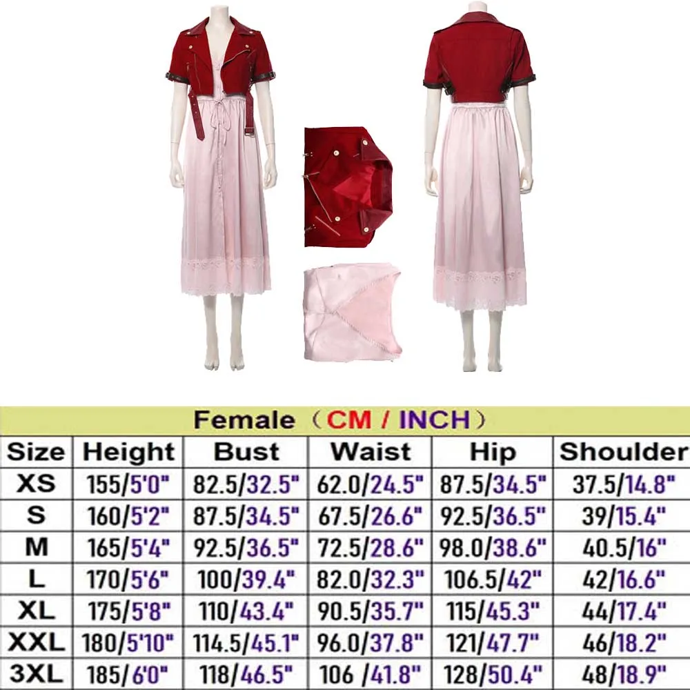 Женское платье-пиджак для косплея эээль Фэнтези VII