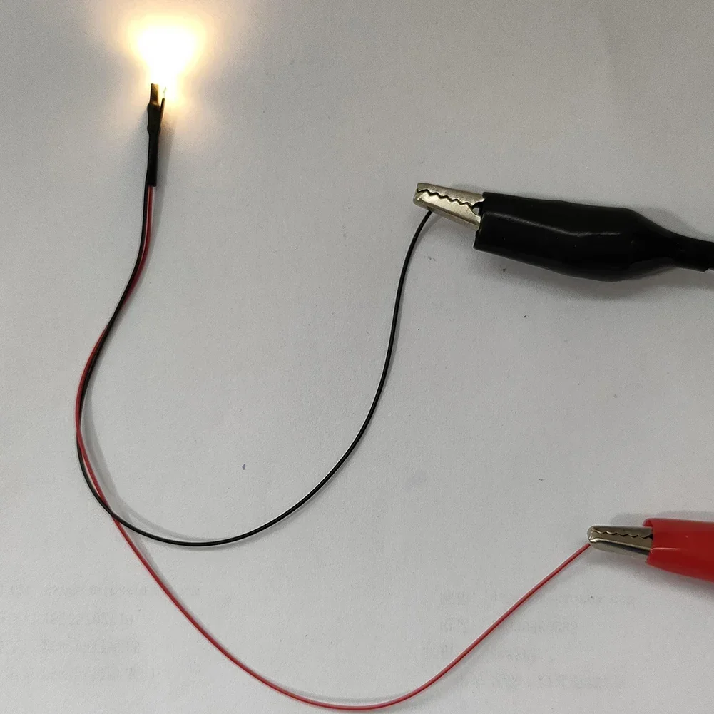 20 шт. предварительно проводной 3 мм теплый белый светодиодный светильник набор 12