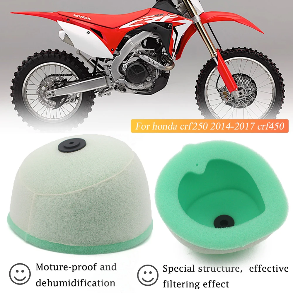 

Губка для очистки воздушного фильтра мотоцикла Honda CR125R CR250R CRF250R CRF250X CRF450R CRF450X CRF CR 125 250 450
