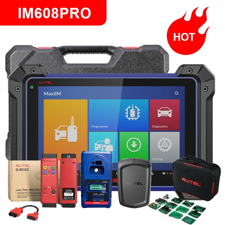 

autel im608pro im608 im 608 pro maxiim automatic car key programming auto programmer chip zed full code machine diagnostic tool