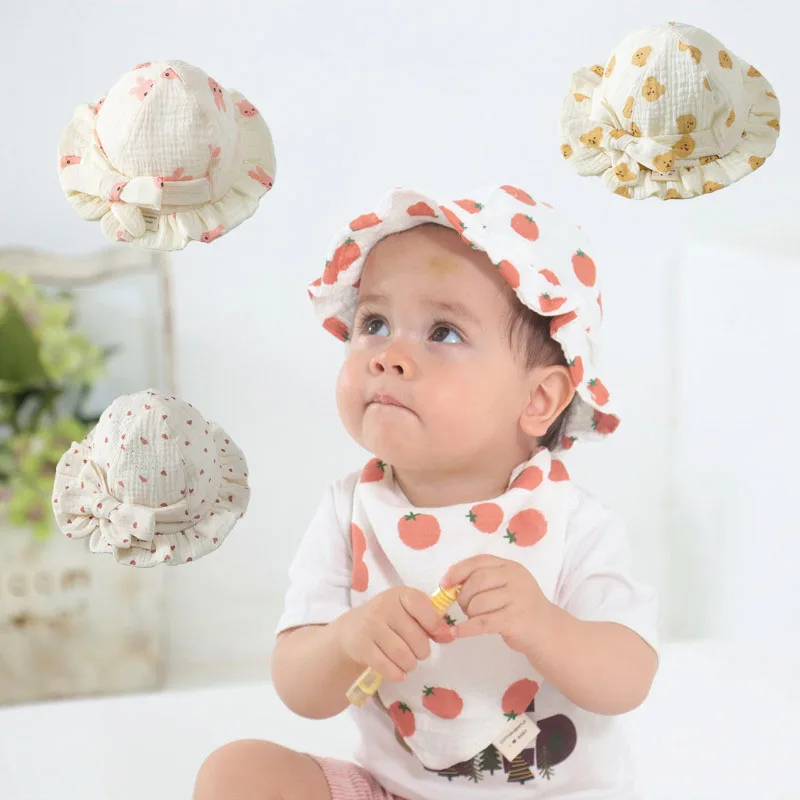 

Корейский стиль, летняя Панама для новорожденных, детская шапка, детская шапка, Пляжная шапка для путешествий, 1 шт.