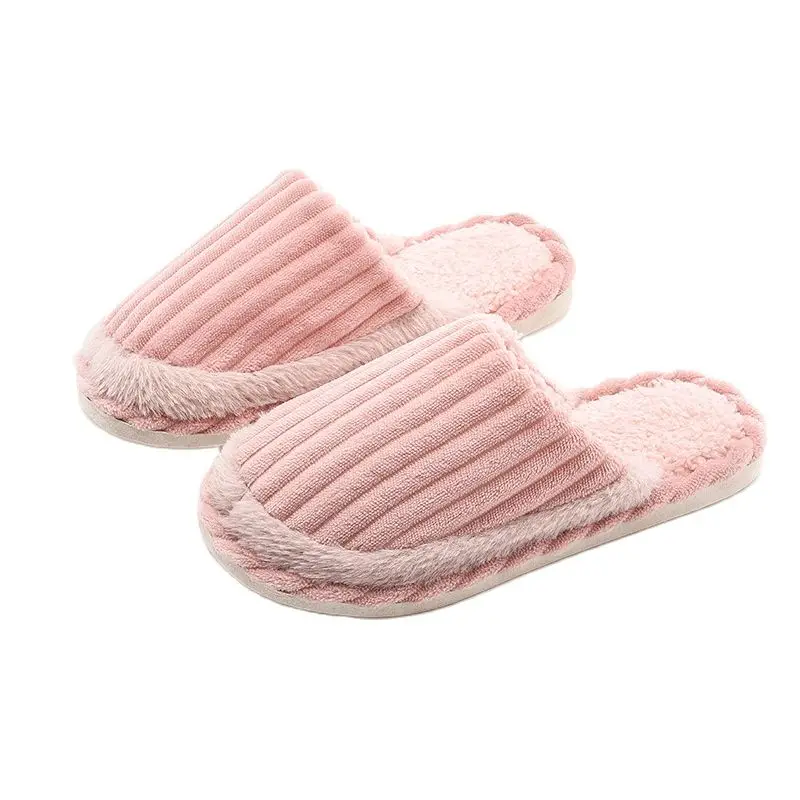 Men's Slippers Women's Home Cotton Slippers Shoes Autumn and Winter Men's and Women's Warm Cotton Slippers Couple Home Fluffy Sl