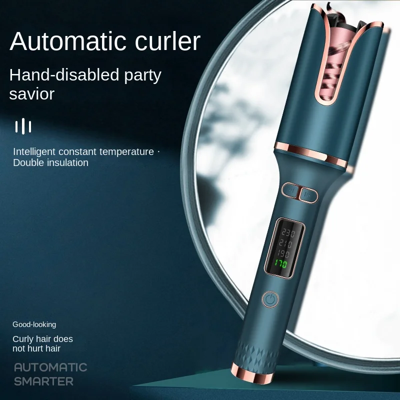 Full Automatic Curling Stick Big Wave Dry and Wet Curlers Hair Curler Irons Styling Appliances Care Beauty Health