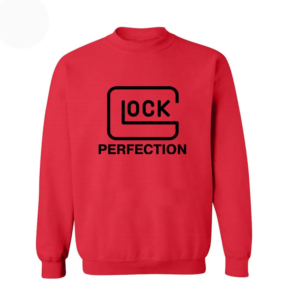 Glock Perfection Shooting Hoodie Unisex style Crewneck Sweatshirt Mens Hoodies Tracksuit Warm Fleece Clothes Sweat Homme images - 6