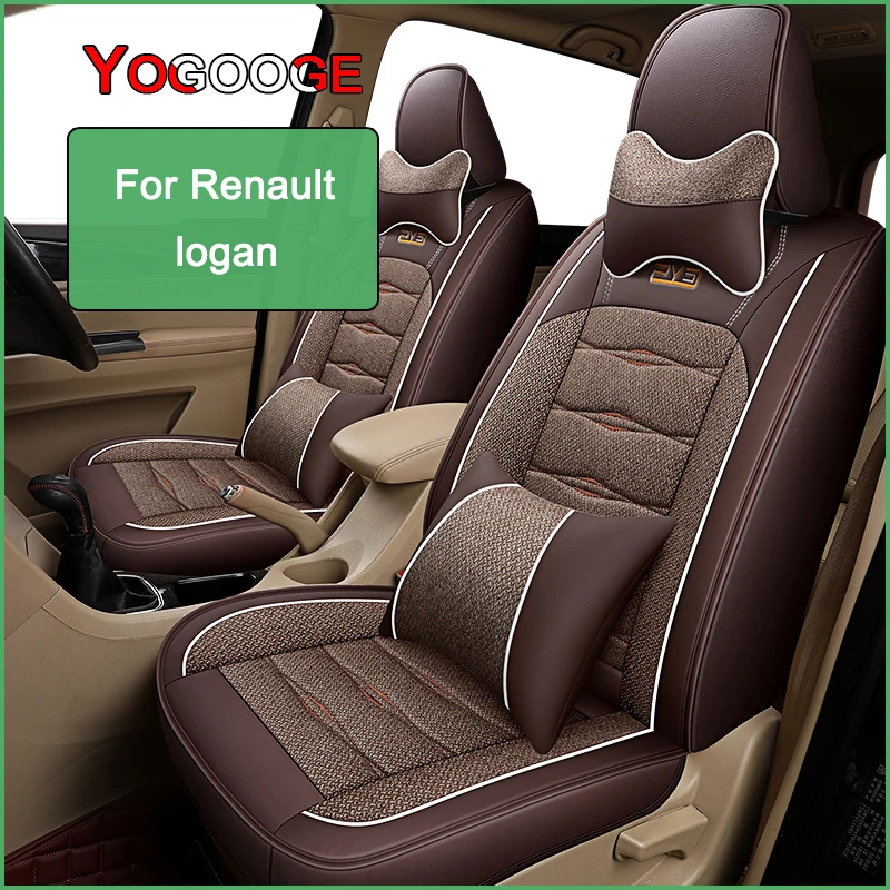 

YOGOOGE Car Seat Cover For Renault Logan Auto Accessories Interior (1seat)