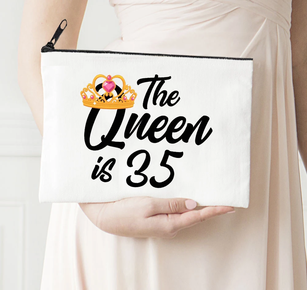 

The Queen Is 35, многофункциональная косметичка, женская косметичка, дорожная сумка для туалетных принадлежностей для самостоятельной сборки