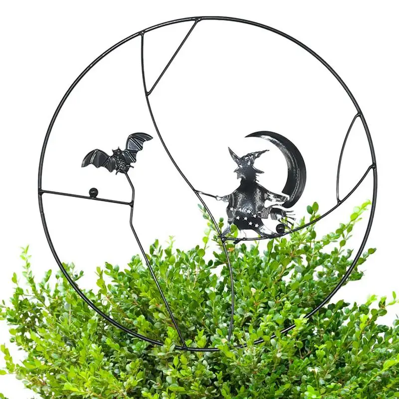 

Решетка для растений, комнатный круглый решетчатый кронштейн для цветов, Круглая Решетка с защитой от ржавчины для птиц, железная решетка д...