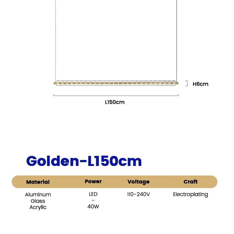 

NORMICHY Минималистичная подвесная люстра из прозрачного стекла