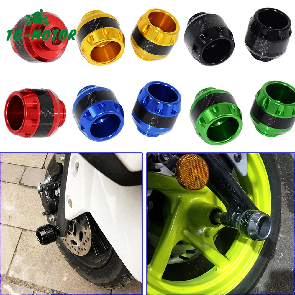

TG-Motor For YAMAHA TMAX 560 T-MAX 530 500 TMAX560 TMAX530 SX DX Motorcycle Front Fork Wheel Frame Slider Anti Crash Protector