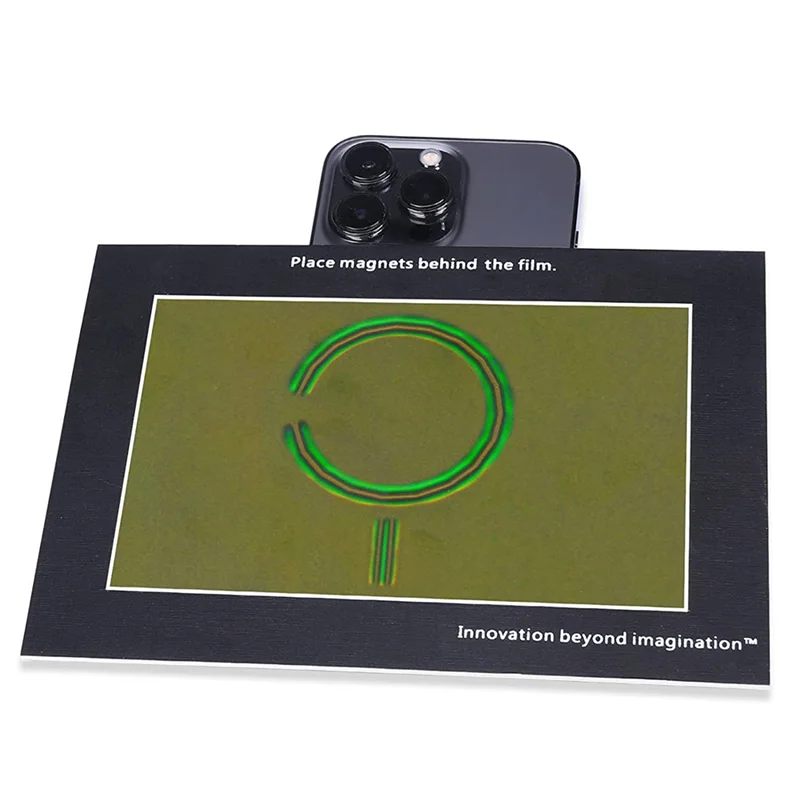 Пленка для просмотра магнитного поля 6X4 дюйма лист отображения потока мгновенное