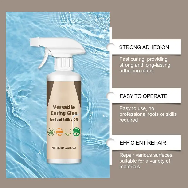Клей для фиксации песка 120 мл средство ремонта стен агент клей