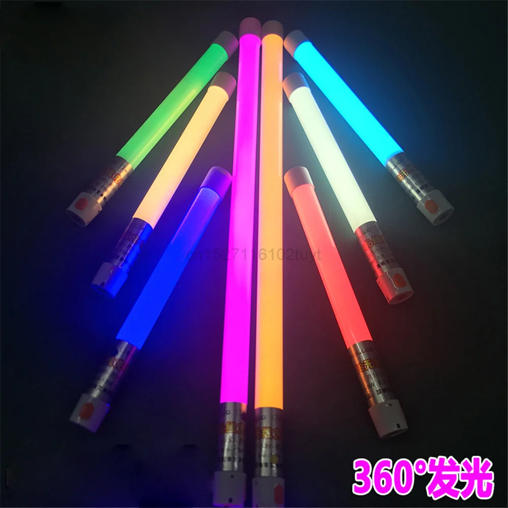10 шт. светодиодный ручной трубка лампа dc5v usb зарядное устройство rgb бар трубки