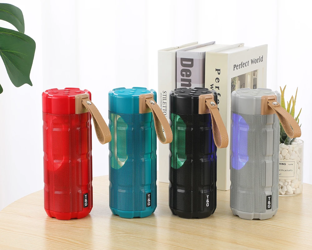 

TG285 Stereo Binaural Lantern Portable Portable Bluetooth Speaker Exquisite Popular Metal Mesh Speaker