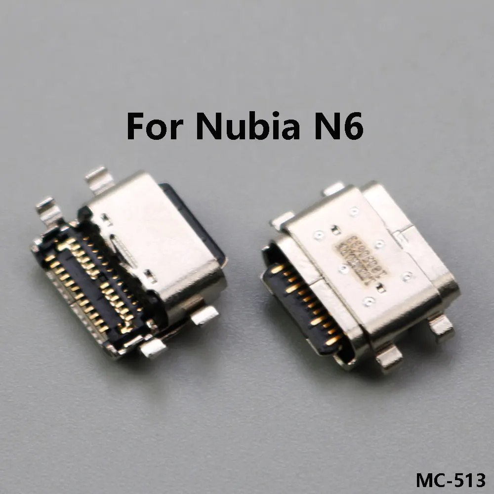 

1-10pcs Micro usb For Nubia Nubian N6 USB 3.1 C Type charge charging power socket jack connector