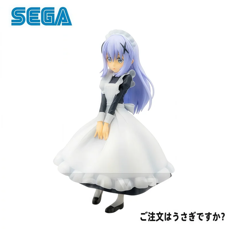 Фото В наличии, 100% оригинал: Фигурка SEGA Is The Order A Rabbit Kafuu Chino, новая, в коробке, аниме-атрибутика. №3